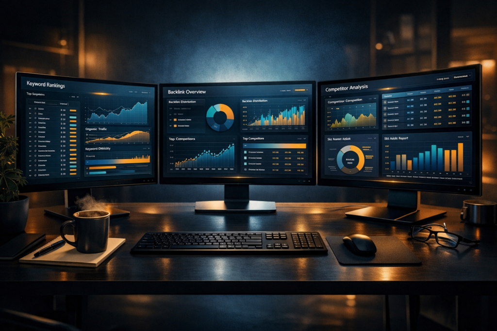 Ahrefs vs SEMrush vs Ubersuggest SEO tools comparison dashboard Ahrefs vs SEMrush vs Ubersuggest keyword research tools comparison Best SEO tools comparison Ahrefs SEMrush Ubersuggest analytics dashboards